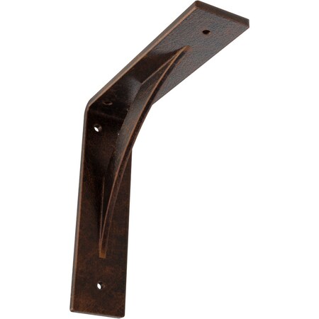 Ekena Millwork Legacy Steel Bracket, Antiqued Copper 2"W x 8"D x 8"H BKTM02X08X08LEACO